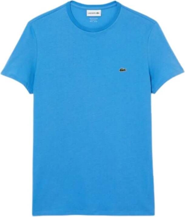 Lacoste T shirts , Blauw, Heren