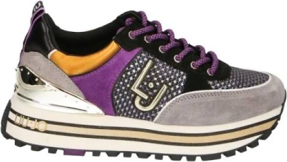 Liu Jo Bf1053Px171 Sneakers ontmoette pruik , Grijs, Dames