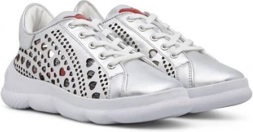 Love Moschino Dames sneakers , Grijs, Dames