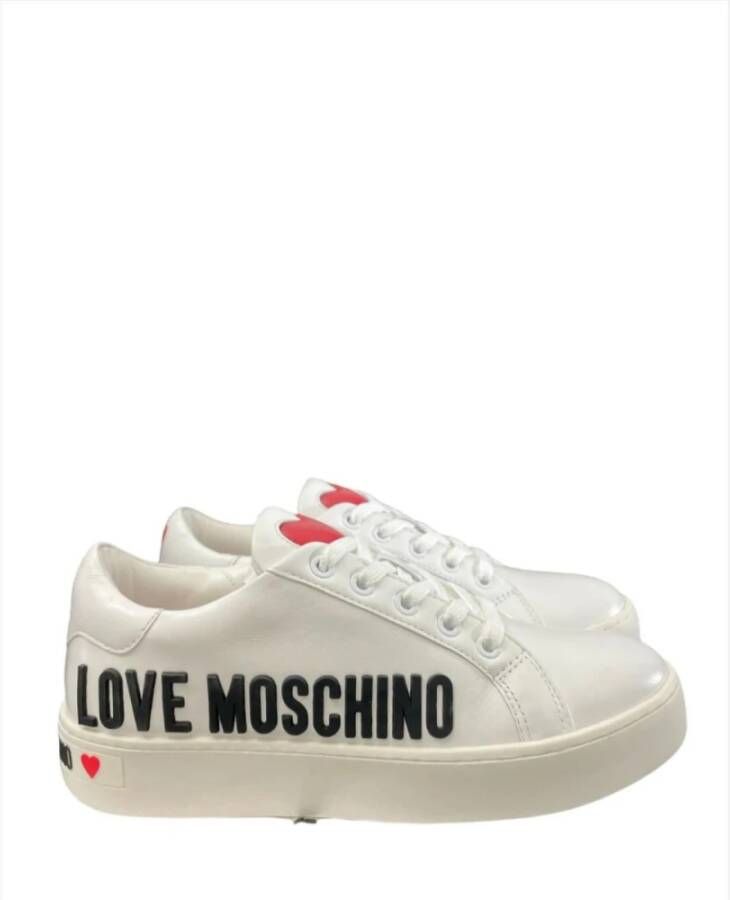 Love Moschino Sneakers , Wit, Dames