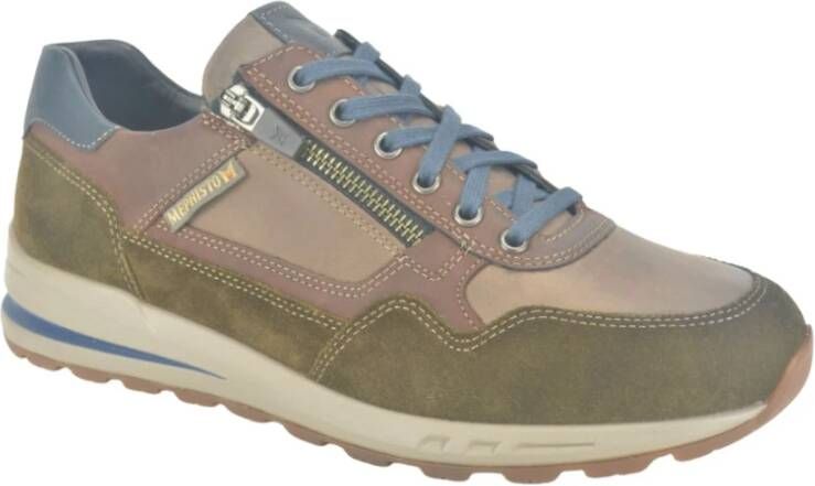 mephisto Combi Runner Sneakers , Beige, Heren