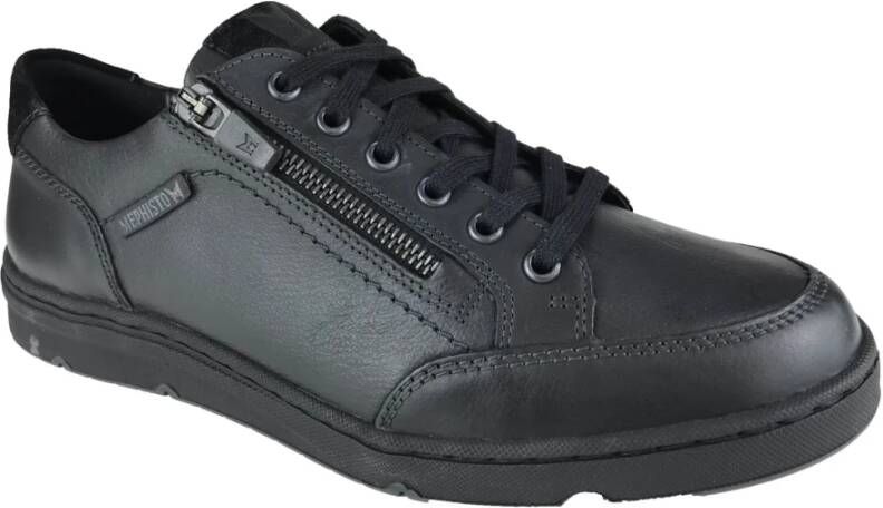 mephisto Herenschoenen Sneaker , Zwart, Heren