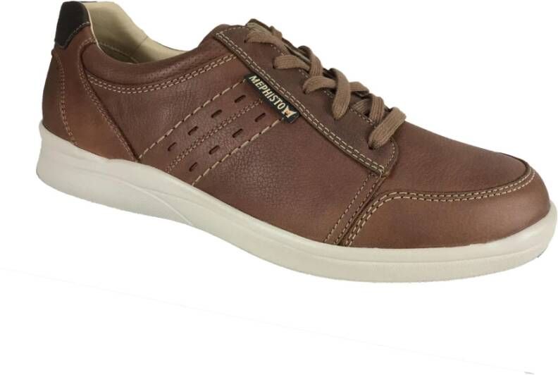 mephisto Sneaker/Los Voetbed , Bruin, Heren