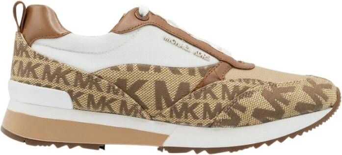 Michael Kors Allie Stride Trainer , Beige, Dames