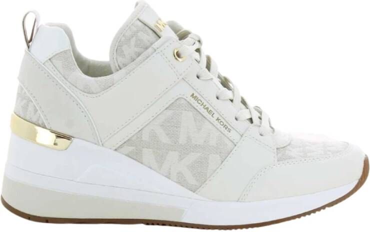 Michael Kors Damesschoenen Ecru Georgie Trainer Z22 , Wit, Dames