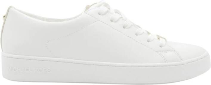 Michael Kors Keaton Lace Up Sneaker , Wit, Dames