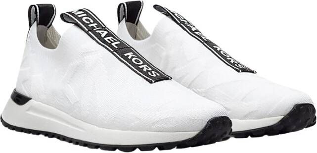 Michael Kors Logo print slip on sneakers , Wit, Dames