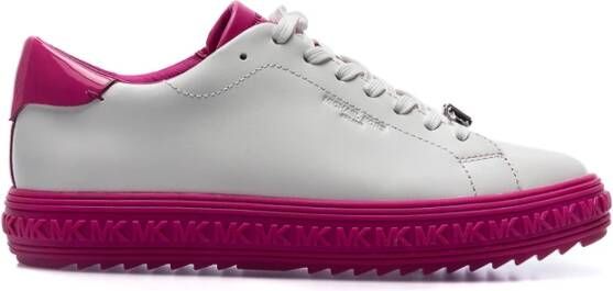 Michael Kors Vrouwen & Schoenen sneakers Grove 43R3Gvfs1L Cerise Multicolor White , Wit, Dames