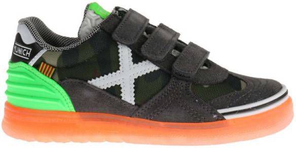 Lage Sneakers Munich Fashion 1515982 G-3 Camo Grijs Groen