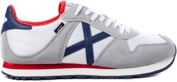 Munich Massana 434 Sneaker shoes in Suede/Mesh fabric Us22Mu13 8620434 , Grijs, Heren