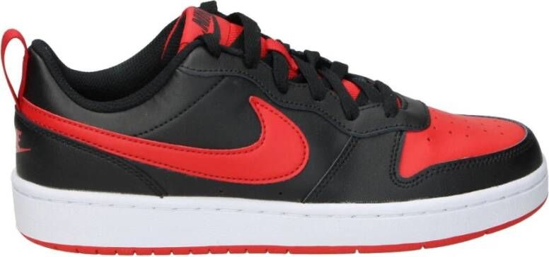 Nike Zwart/rode Court Borough Low maat 37.5