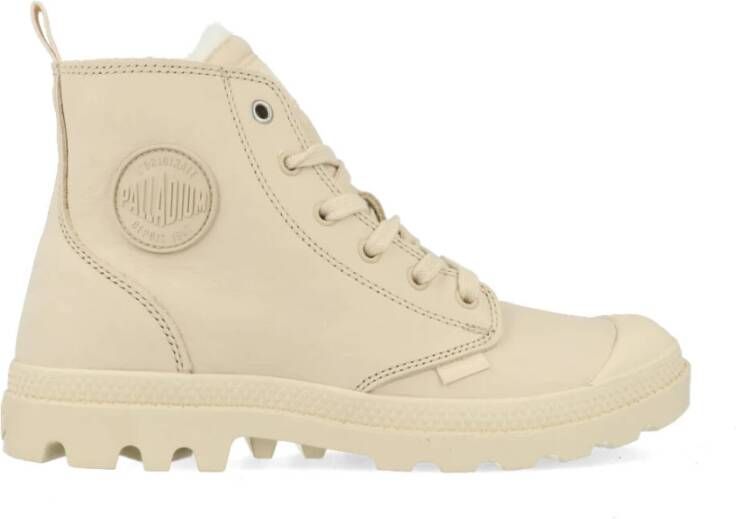 Palladium laarzen pampa hi zip 95982 217 m , Beige, Dames