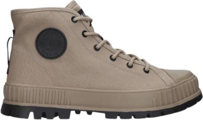 Palladium Enkellaarsjes Beige Dames