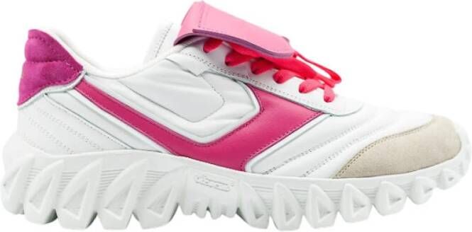 Pantofola D'Oro Lederen sneakers met vibramzool , Wit, Dames