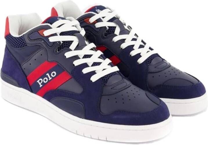 Polo Ralph Lauren Mid Low Top Man Sports , Blauw, Heren