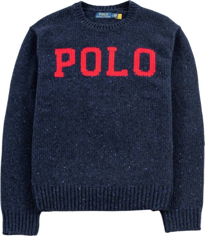 Polo Ralph Lauren Ronde hals gekweek , Blauw, Heren
