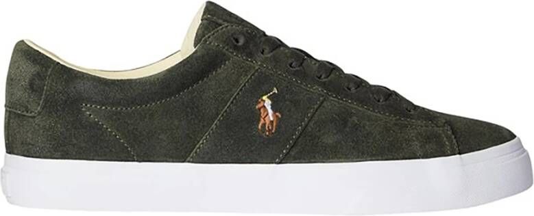 Polo Ralph Lauren Sneakers Green , Groen, Heren