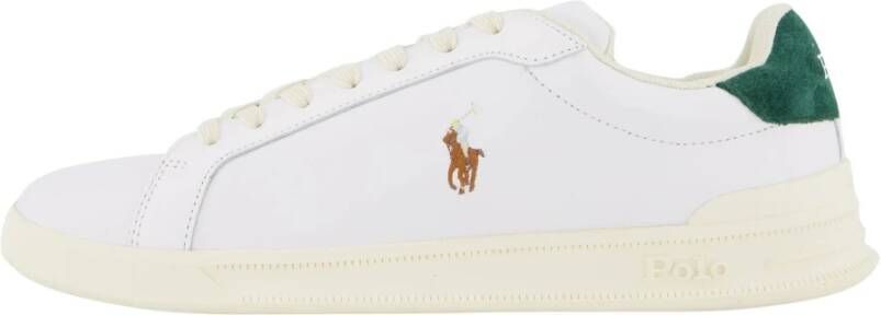Ralph Lauren Hertage Court sneaker van leer