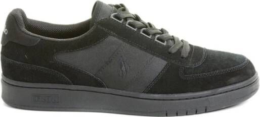 Ralph Lauren Court sneaker met suède details