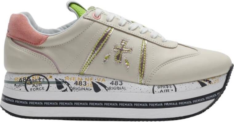 Premiata Beth Sneakers , Wit, Dames