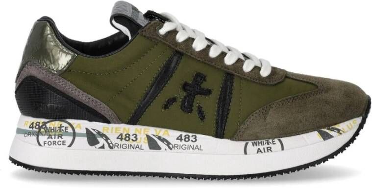 Premiata Conny 5948 low Sneakers , Groen, Dames