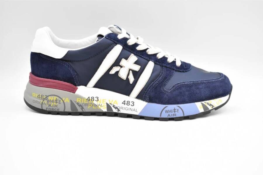 Premiata Laced Shoes , Blauw, Heren