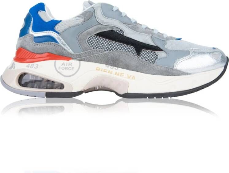 Premiata Sharky Var Sneakers , Grijs, Heren