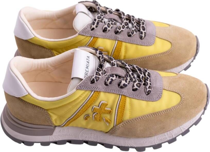 Premiata Sneakers , Geel, Dames