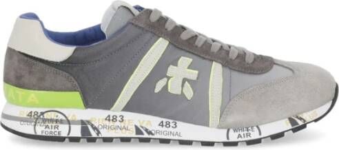 Premiata Witte sneakers grijs , Grijs, Heren