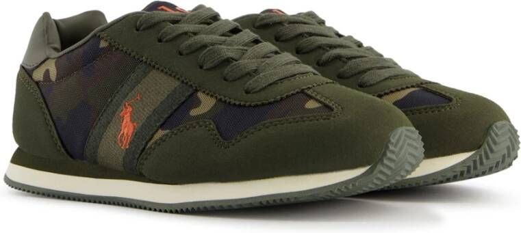 Polo Ralph Lauren Groene Lage Sneakers Kelland