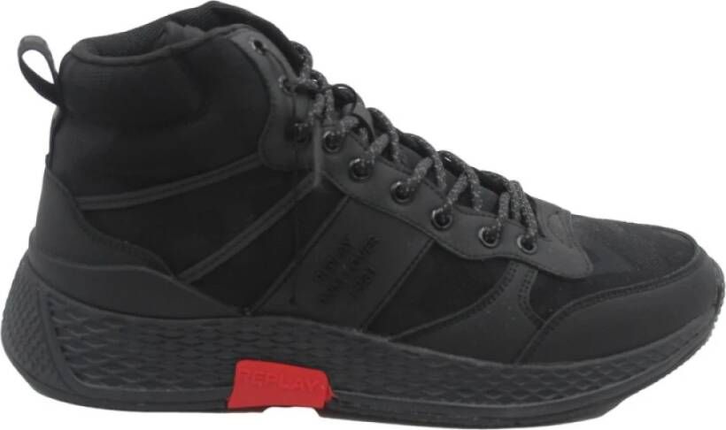 Replay Sneakers , Zwart, Heren