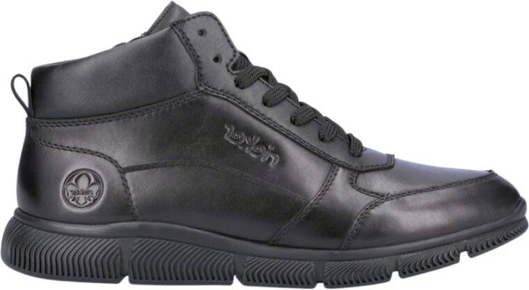 Rieker black casual closed booties , Zwart, Heren