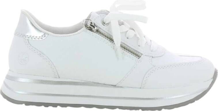 Rieker Damesschoenen N3509 , Wit, Dames