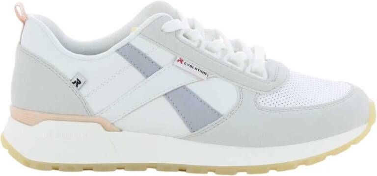 Rieker Damesschoenen Wit W0602 , Wit, Dames