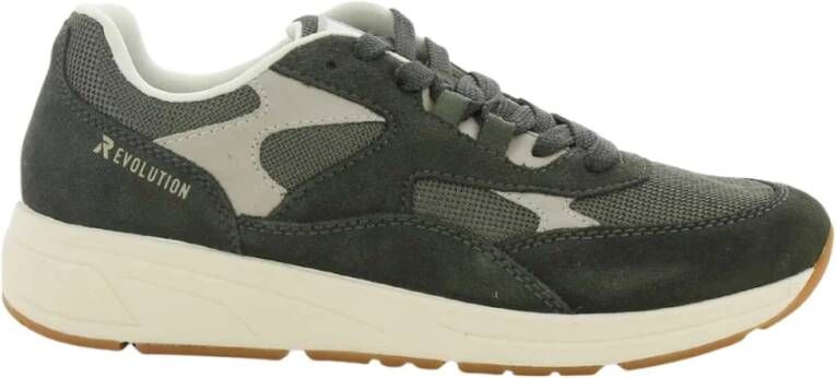 Rieker Sneakers , Groen, Heren