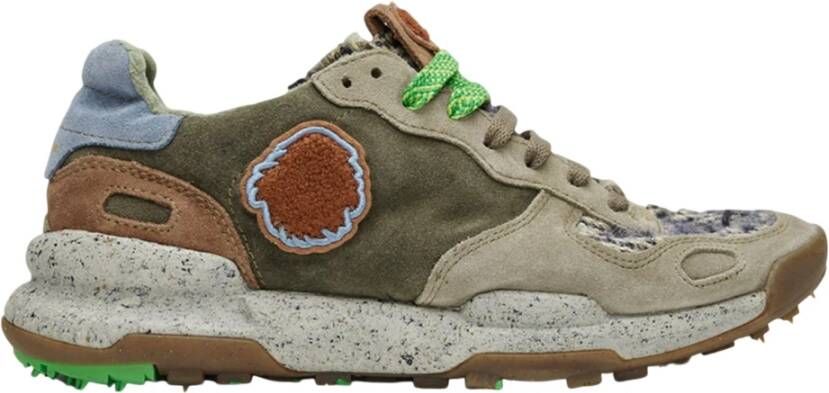 Satorisan Sneakers Groen Heren