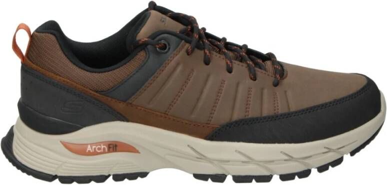 Skechers Arch Fit Treadwear Veterschoen Bruin