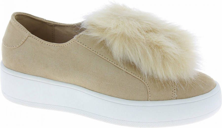 Steve Madden Platform Laceless sneakers , Beige, Dames