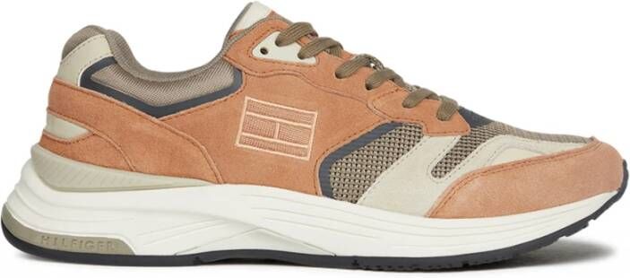 Tommy Hilfiger Moderne prep sneaker , Bruin, Heren