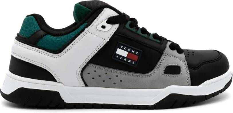 Tommy Hilfiger Sneaker van leer met nubuck details