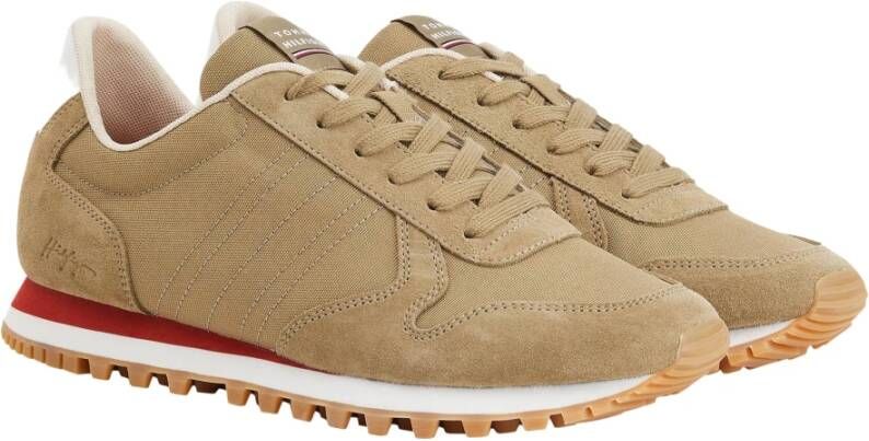 Tommy Hilfiger Sneakers verhoogde Eva Runner , Beige, Heren