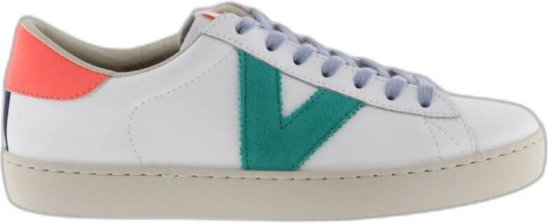 Victoria Sneakers Berlin Skin & Neon , Wit, Dames