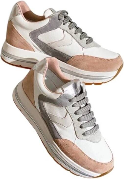 Voile blanche Lage Schoenen , Wit, Dames