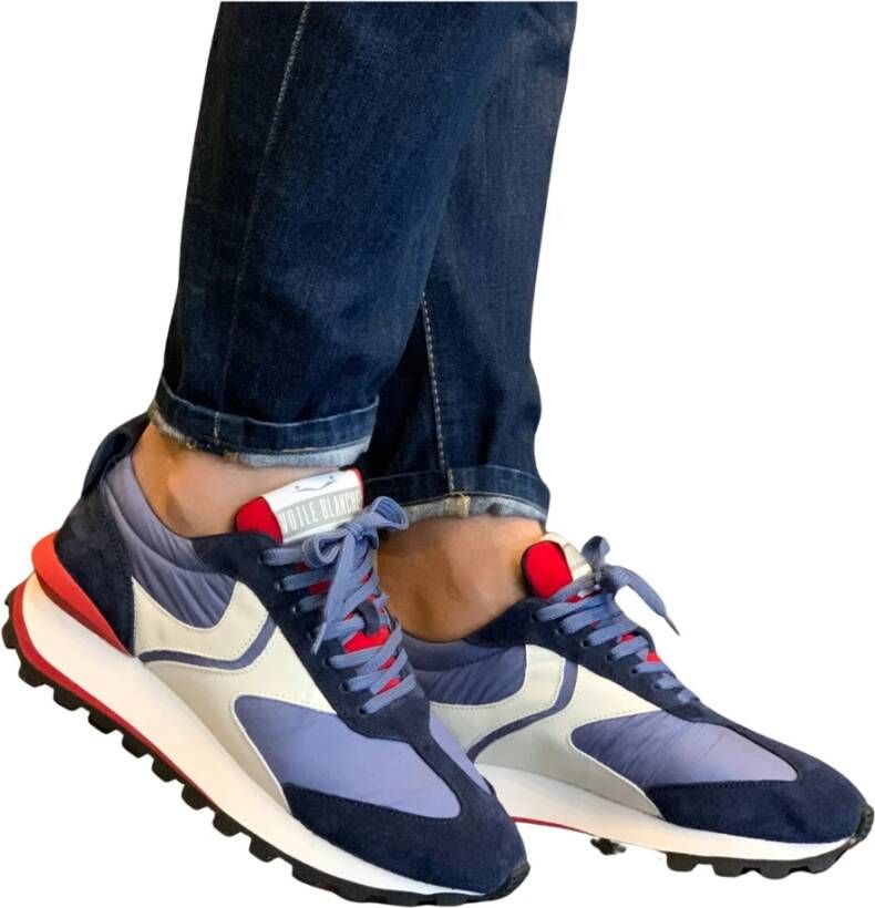 Voile blanche Sneakers Blauw Heren