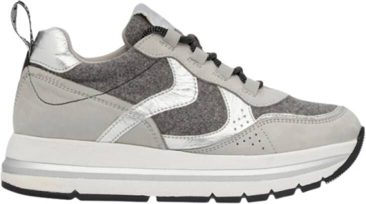 Voile blanche Sneakers , Grijs, Dames