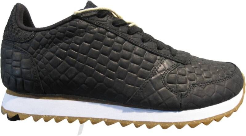 Woden Sneakers 202Wod08 , Zwart, Dames