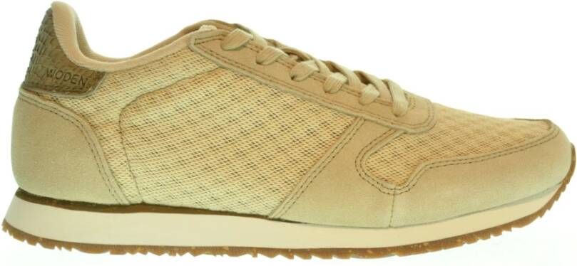 Woden Sneakers , Beige, Dames