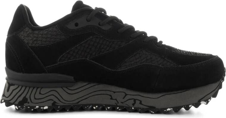 Woden Sophie Salmon Marble Sneakers , Zwart, Dames