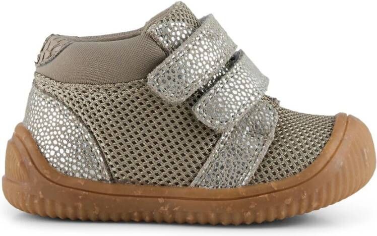 Woden Tristan Pearl Sneakers Silver Mink , Paars, Dames