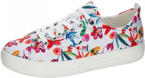 Remonte Sneaker met mooi bloemendessin Wit/Multicolor